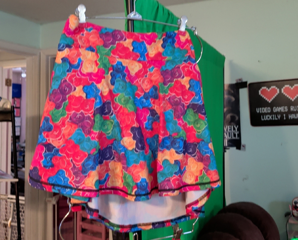 SHEIN Colorful Floral Mini Skirt